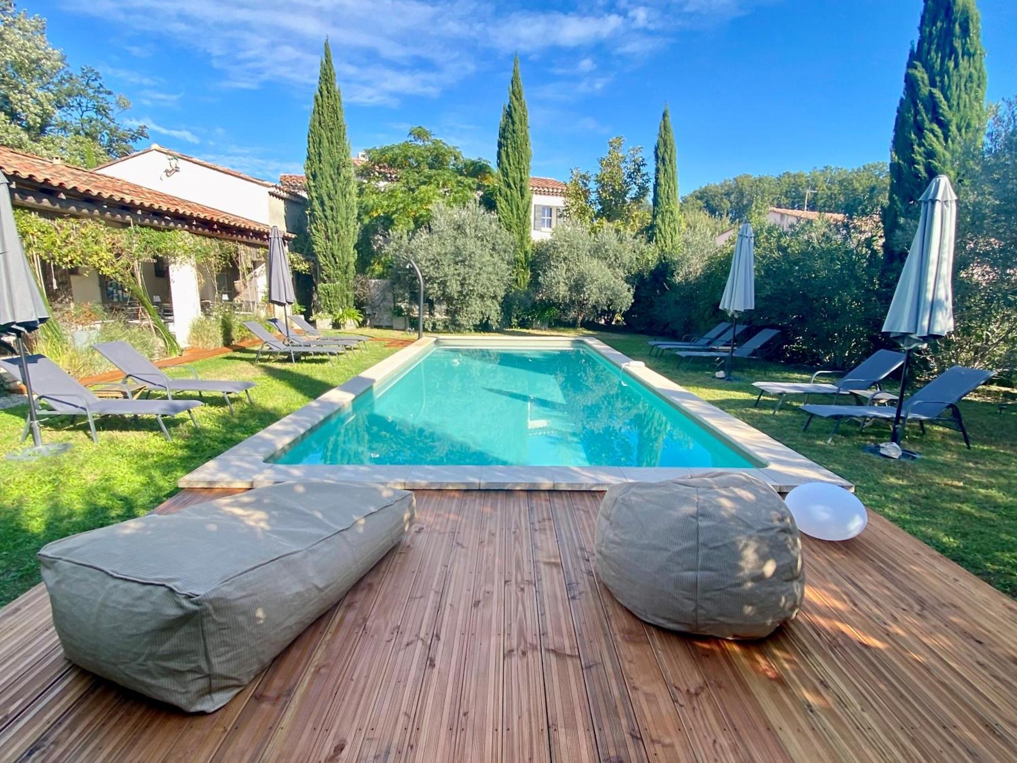 Le Jardin De Lau Villa Обиньон Екстериор снимка